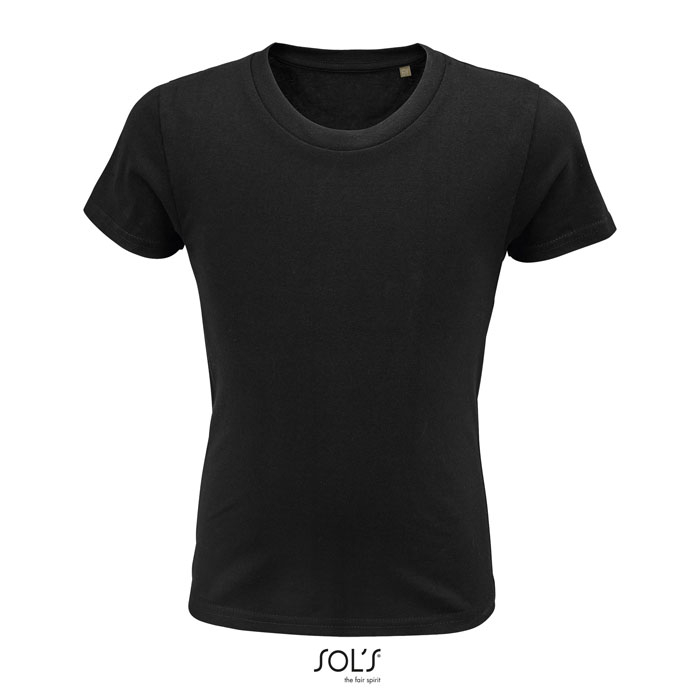 Tee-shirt enfant personnalisé coton bio 175g - PIONEER noir profond